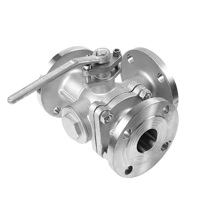 4inch Three-way Full Port Ball Valve ASME Class 150